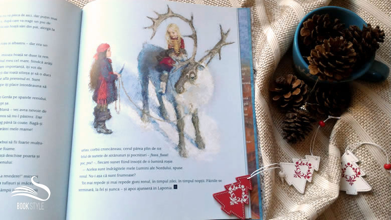 Crăiasa Zăpezii Hans Christian Andersen Naomi Lewis | Carte illustrată pentru copii la Editura Arthur ISBN 978-973-124-202-3