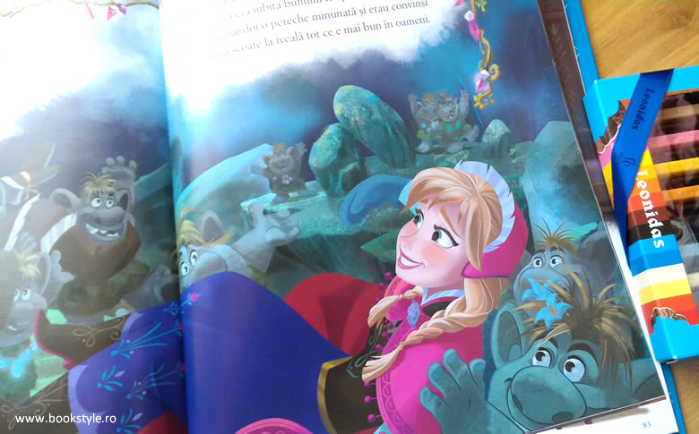 Regatul de gheata - Frozen - Biblioteca ilustrata Disney - Editura Litera Editie de colectie
