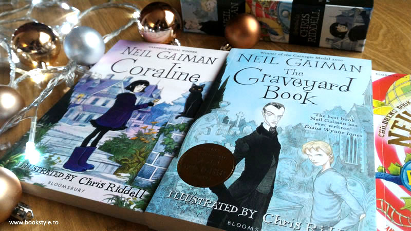 Fortunately the milk | The Graveyard Book | Coraline - Neil Gaiman - Children book boxset - Illustrated book by Chris Riddell