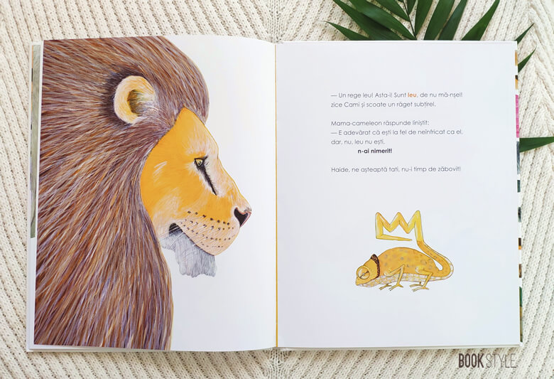 Marea întrebare a micului cameleon, de Caroline Pellissier și Mathias Friman | Editura Hugs