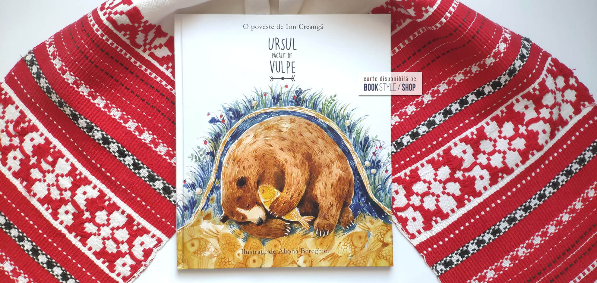 Ursul păcălit de vulpe, de Ion Creangă și ilustrații de Aliona Bereghici