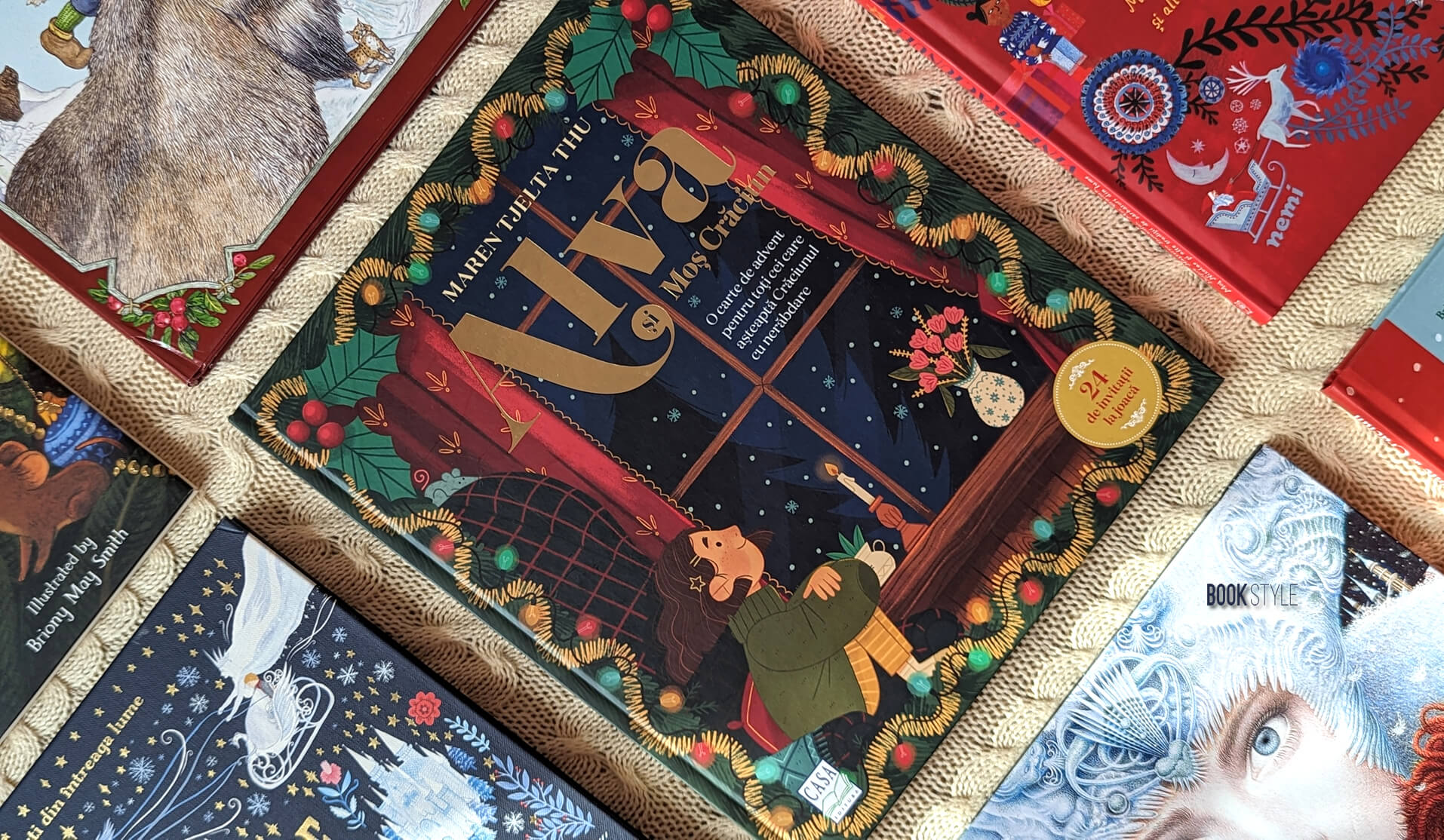 Alva și Moș Crăciun, de Maren Tjelta Thu. O carte de căutare de advent pentru copii - Editura Casa