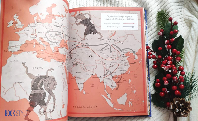 Drumurile mătăsii, de Peter Frankopan și ilustrații de Neil Packer - Editura Pandora M - idei cadou adulti, istorie, aniversare, Crăciun