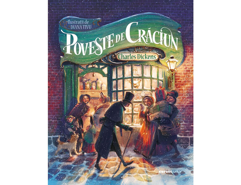 Poveste de Crăciun, de Charles Dickens și Diana Tivu - Editura Corint Junior
