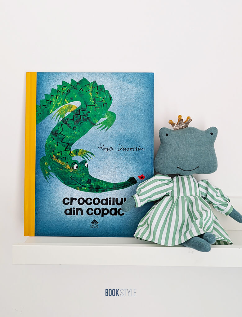 Crocodilul din copac, de Roger Duvoisin. Traducere de Marius Chivu | Editura Cartea Copiilor - carte copii empatie, prietenie, incluziune, toleranta, diferente dintre oameni, valori comune, sensibilitate, teama de prejudecati